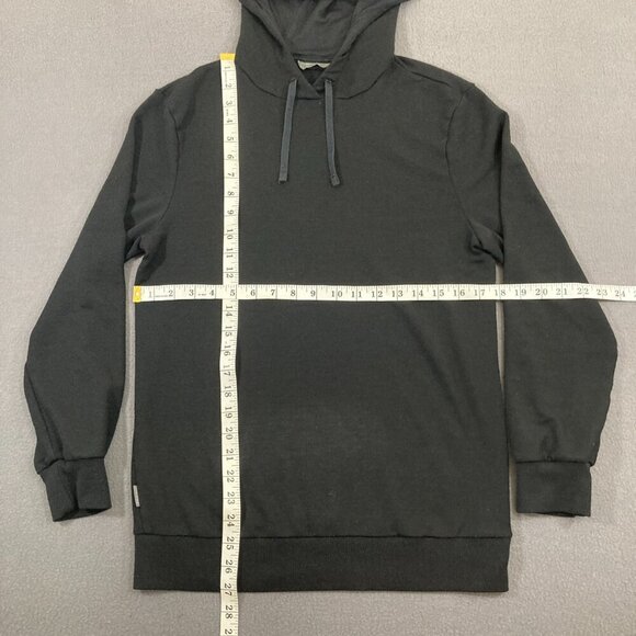 Icebreaker Hoodie Women's Size XS Black Crush Merino Wool Sweater Pullover - Picture 10 of 12